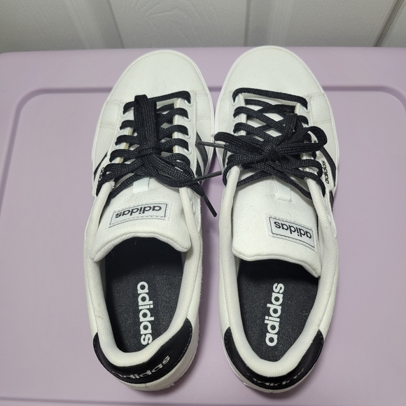 Adidas Daily 3.0 Skate Shoes Cloud White Mens 8 - Picture 6 of 9